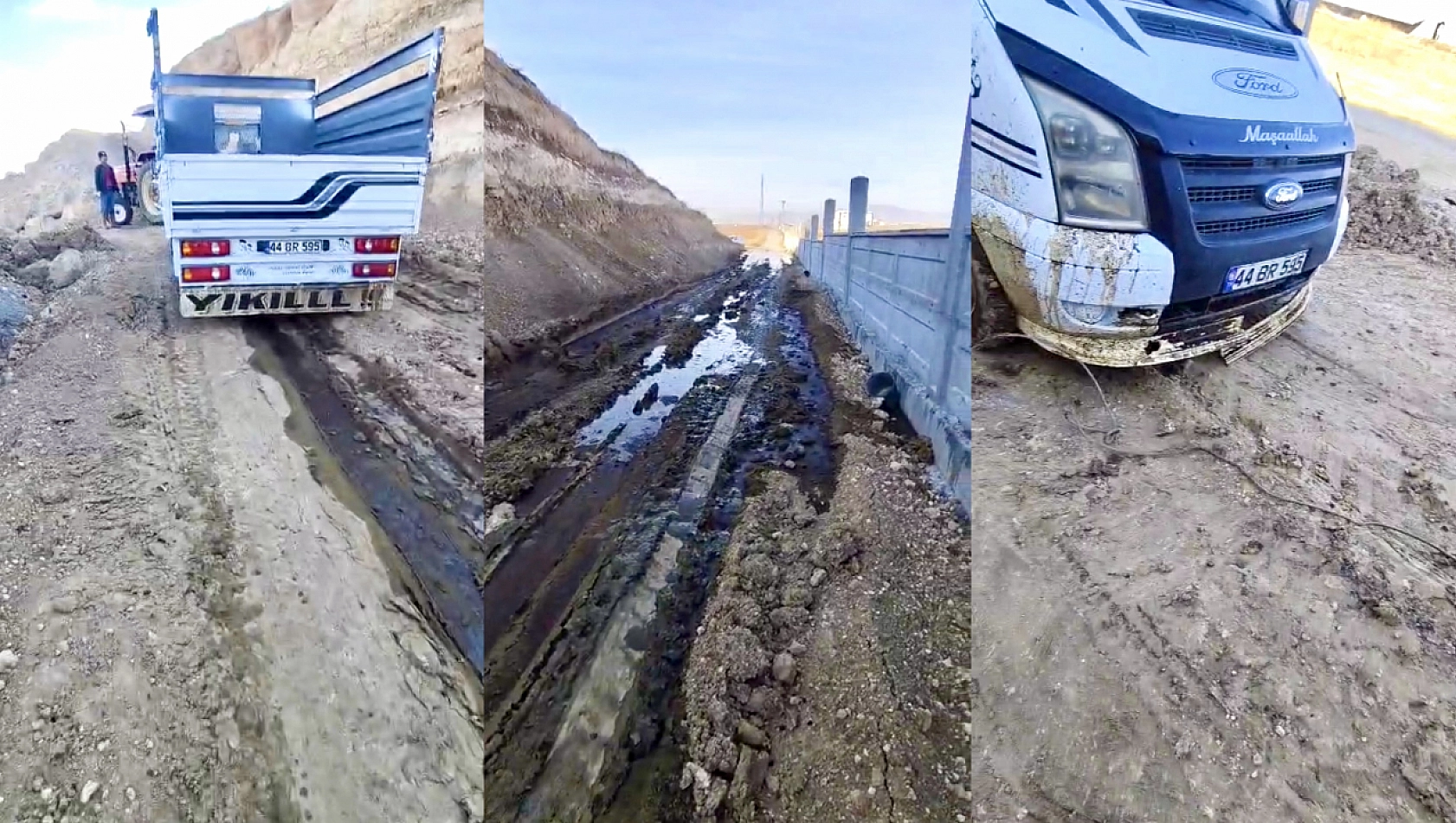 Malatya'da Biyogaz Atıkları Yolu Kapattı: Üretici Saatlerce Mahsur Kaldı