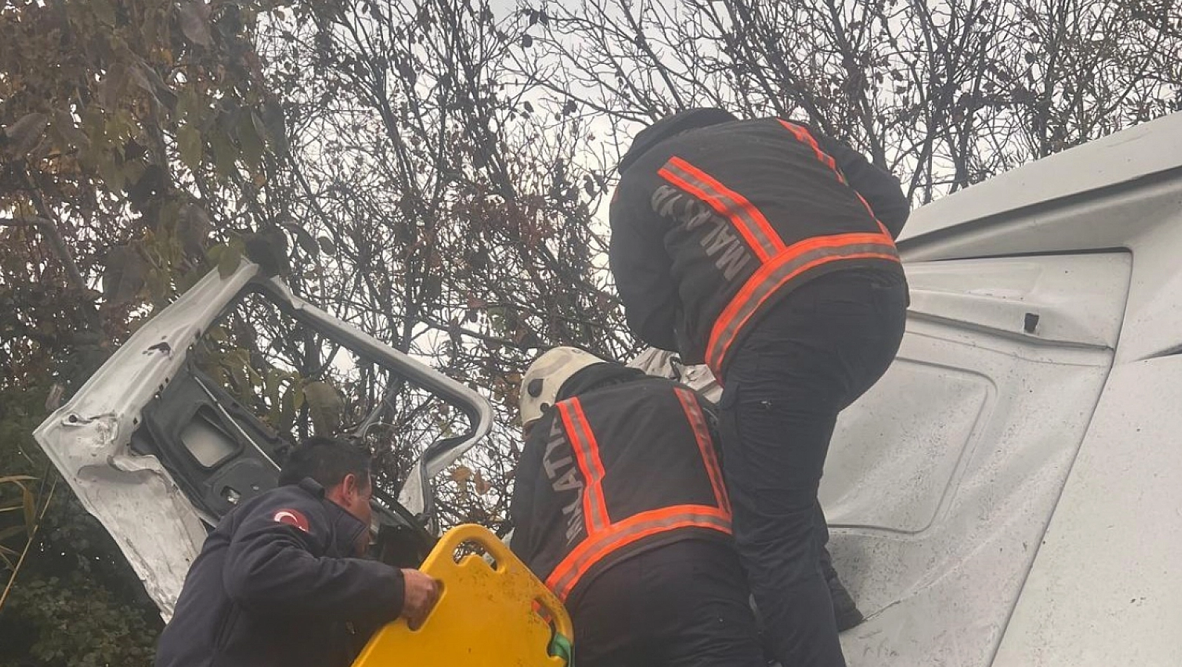 Malatya'da İki Tır Çarpıştı: 1 Ağır Yaralı