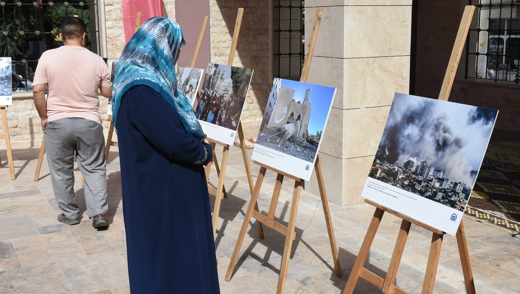 Malatya'da 'İnsanlığın Gözyaşı Filisin' fotoğraf sergisi açıldı