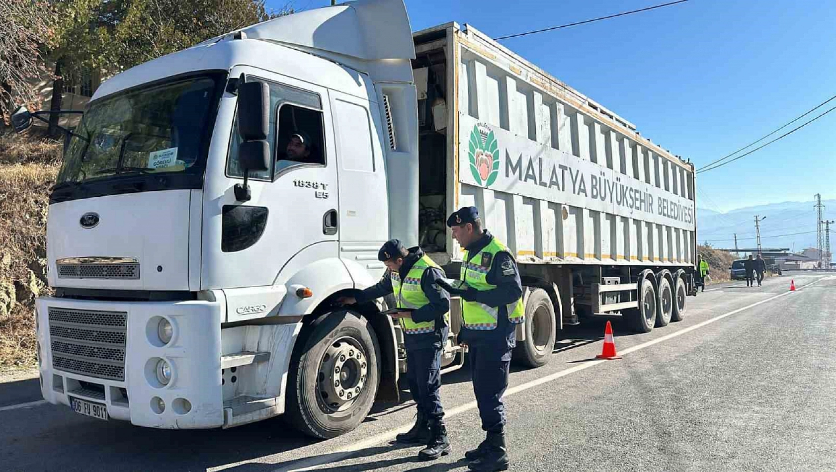 Malatya'da kış lastiği denetimi