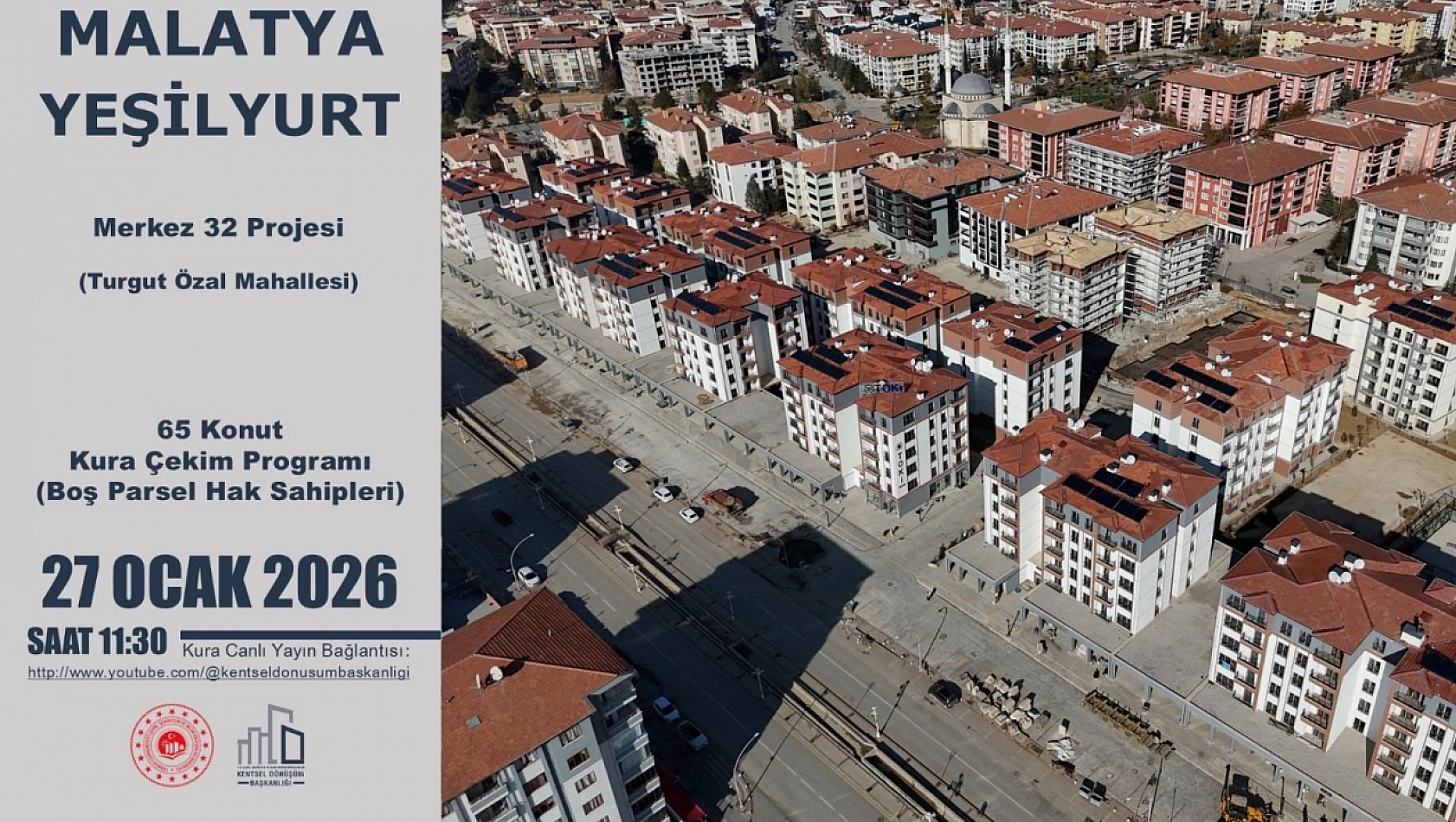 Malatya'da kura heyecanı devam ediyor: Rezerv alanlardaki 65 konutun hak sahibi belli oluyor