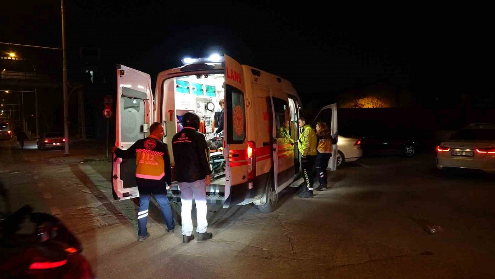 Malatya'da kaza: Sipariş götürürken yaralandı