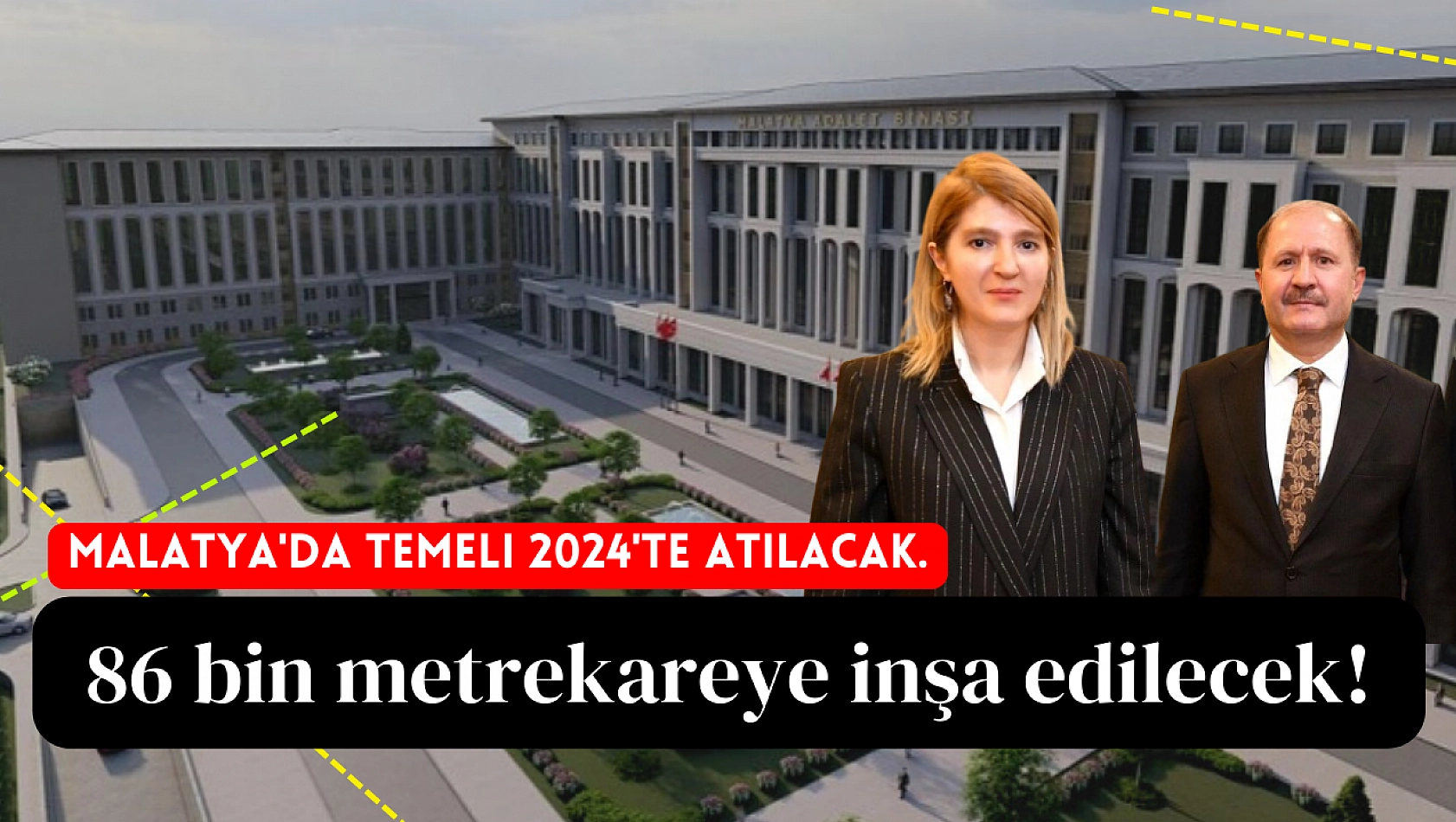 Malatya'da temeli 2024'te atılacak. 86 bin metrekareye inşa edilecek!