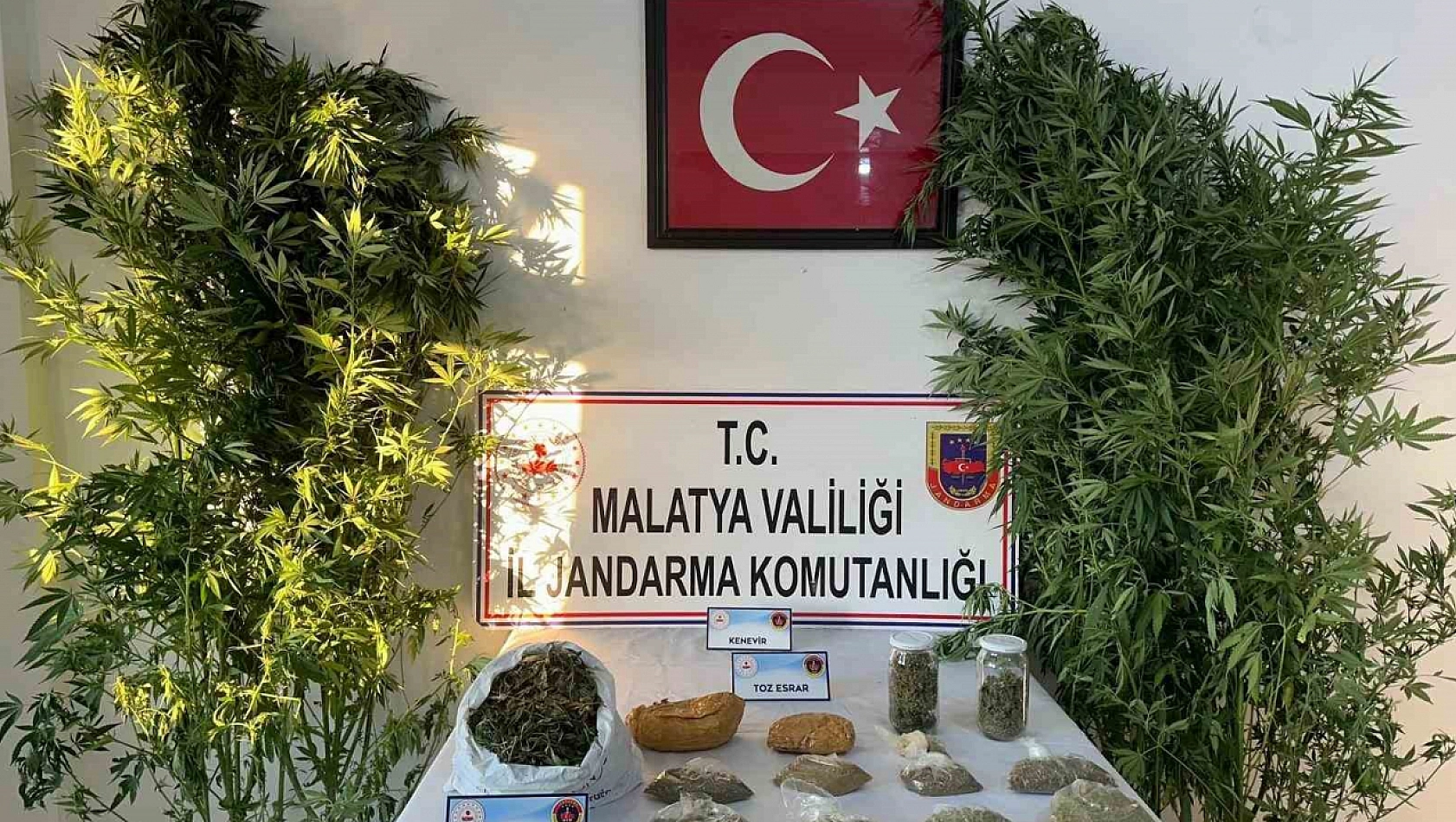 Malatya'da Operasyon: 685 Gram Ele Geçirildi