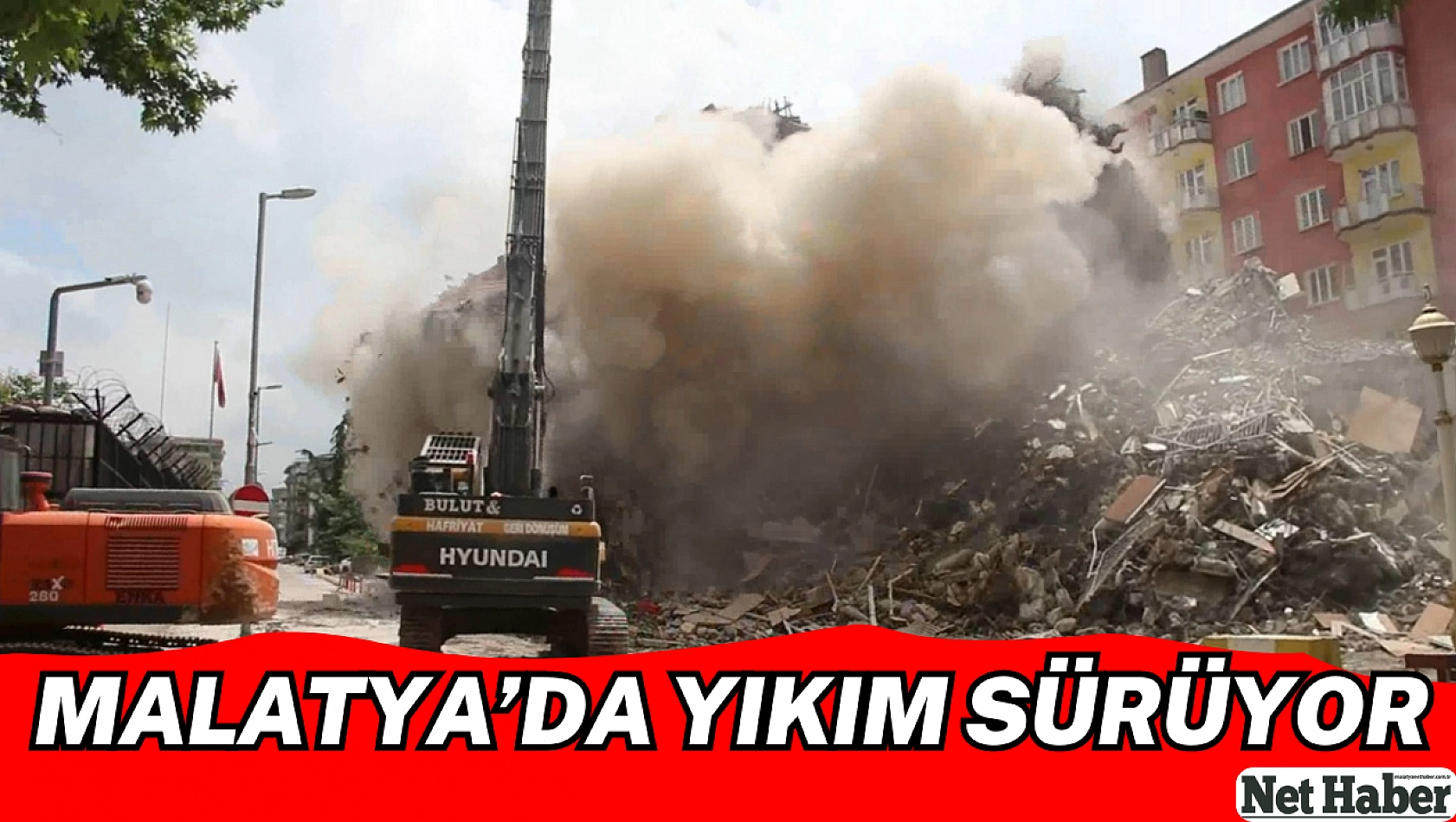 Malatya'da yıkım sürüyor