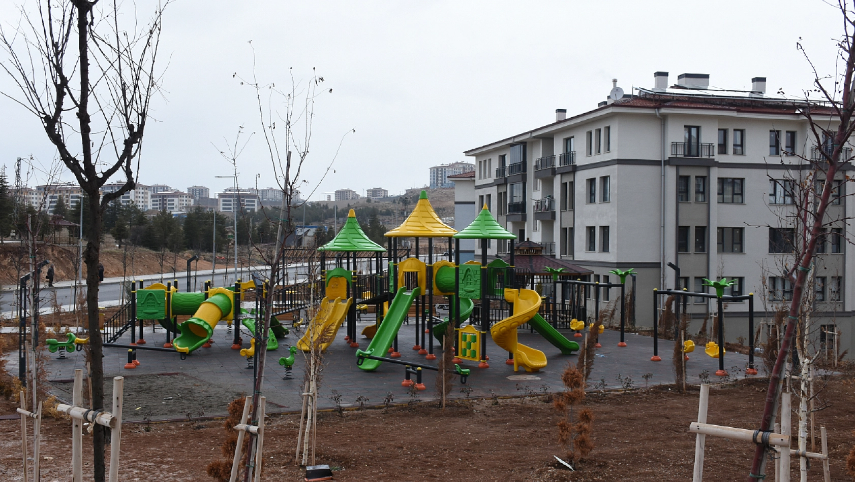 Malatya'daki deprem konutları sosyal donatılarıyla fark yaratıyor