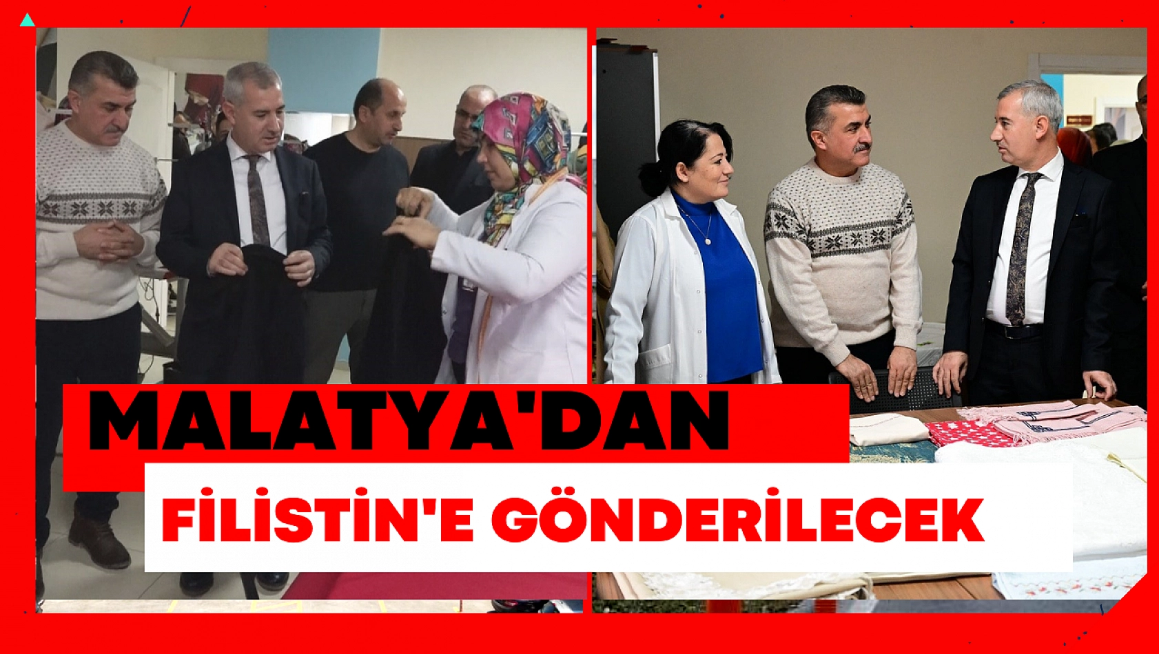 Malatya'dan Filistin'e gönderilecek