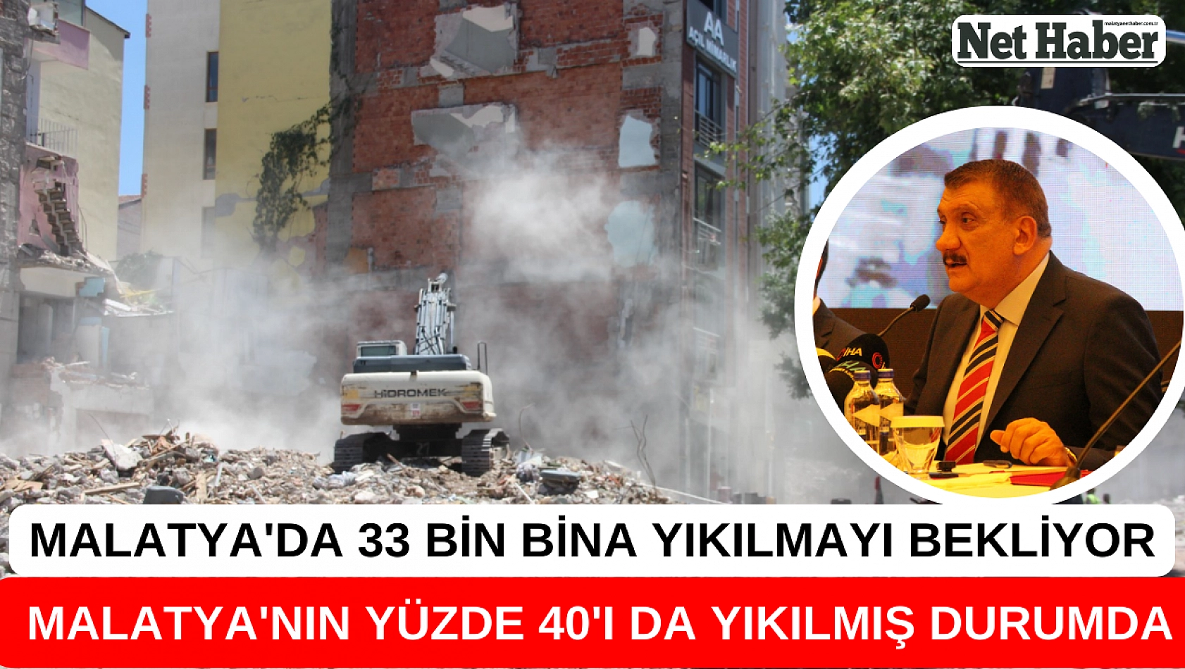 Malatya'nın yüzde 40'ı da yıkılmış durumda