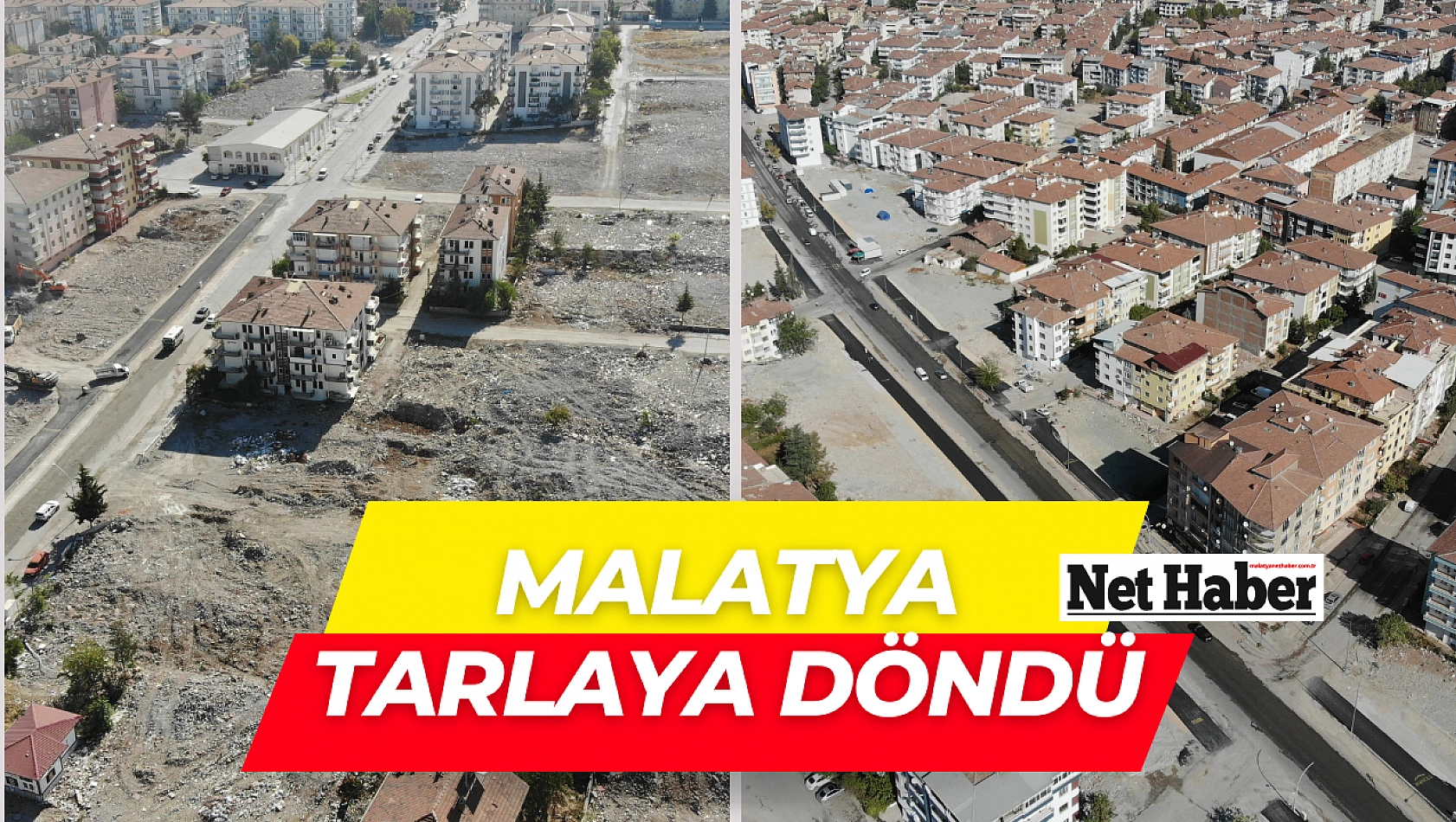 Malatya tarlaya döndü