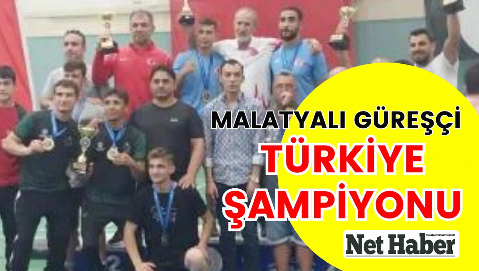 Malatyalı güreşçi Türkiye şampiyonu