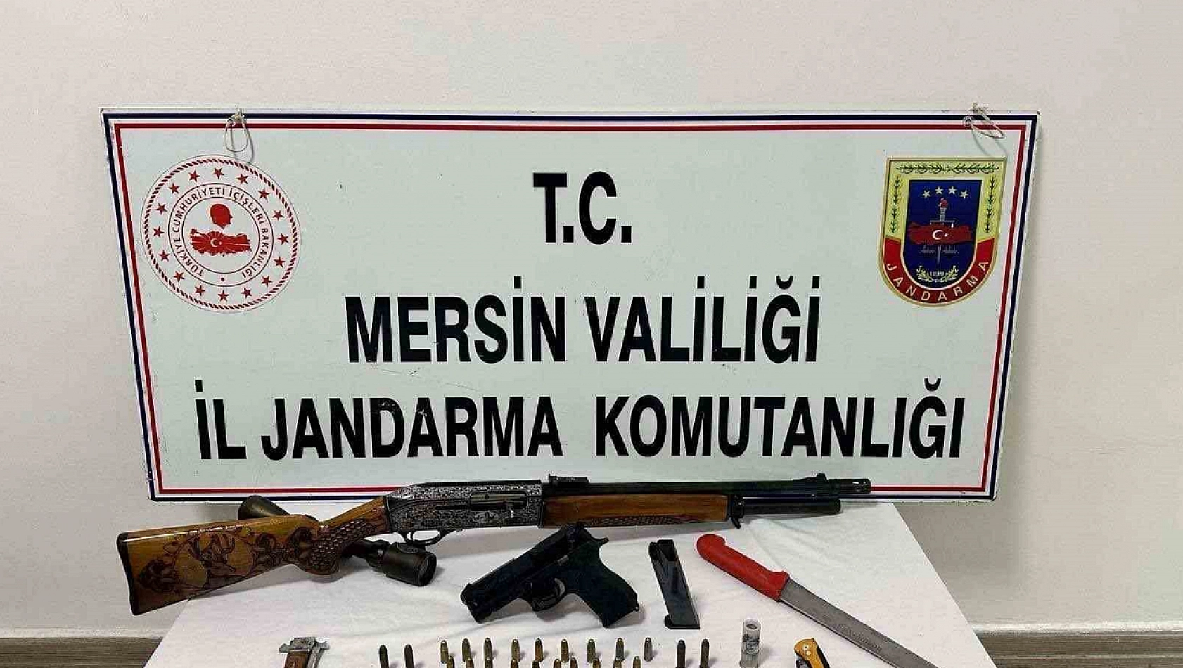 Mersin'de silah kaçakçılarına operasyon!