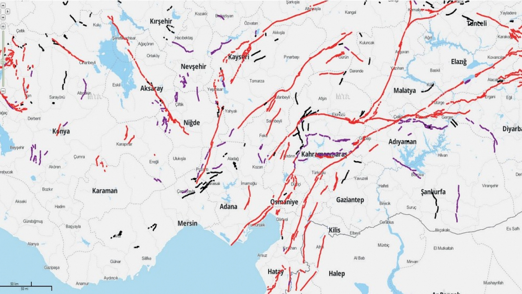 MTA Diri Fay Haritasını Güncelledi! Malatya İkinci Derece Riskli Bölgede...!