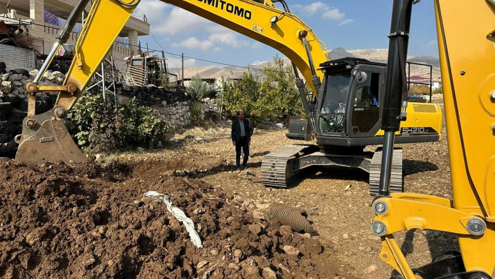 Narince köyünün içme suyu ve kanalizasyon hattı yenileniyor