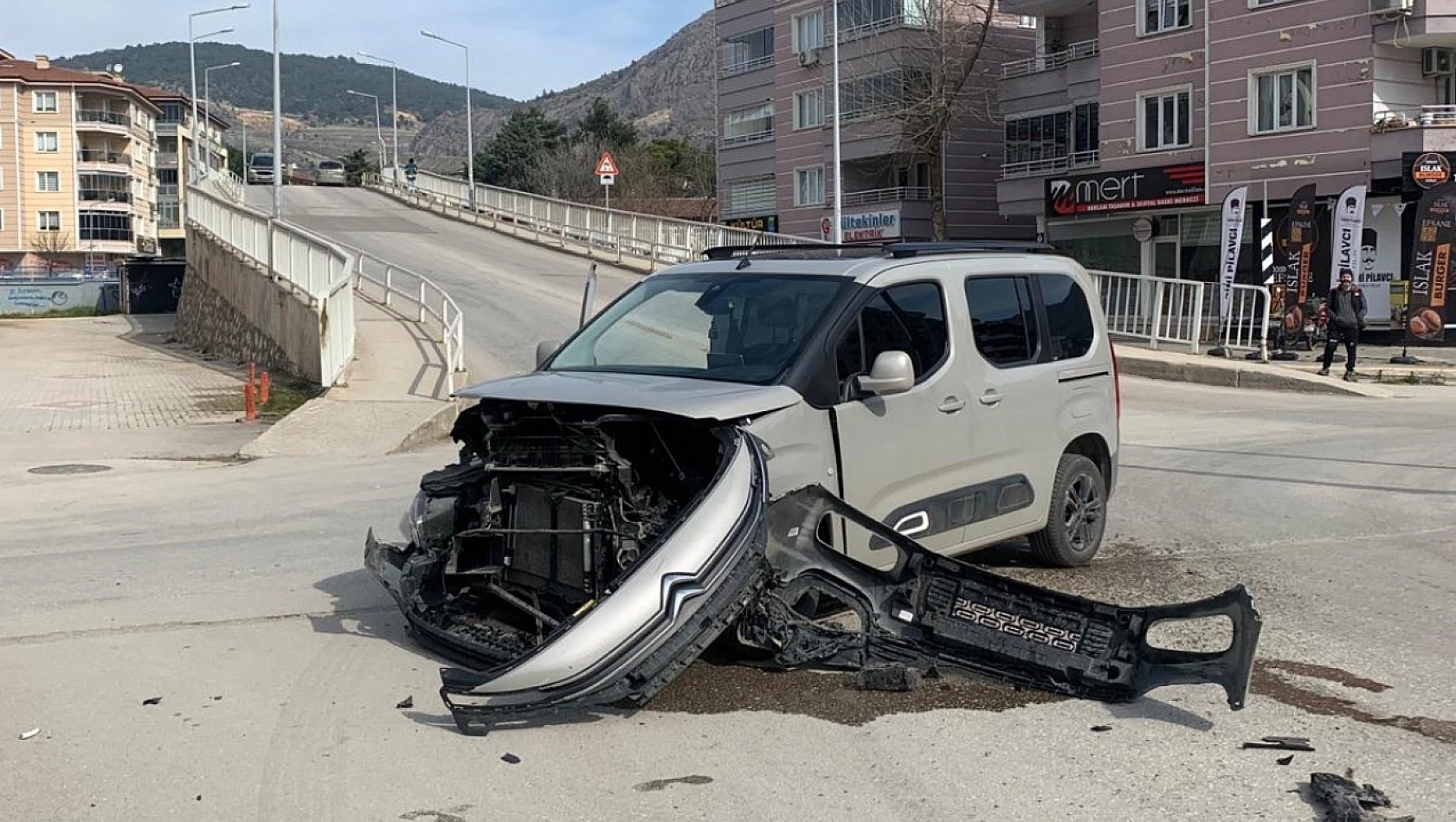 Amasya'da korkutan kaza!