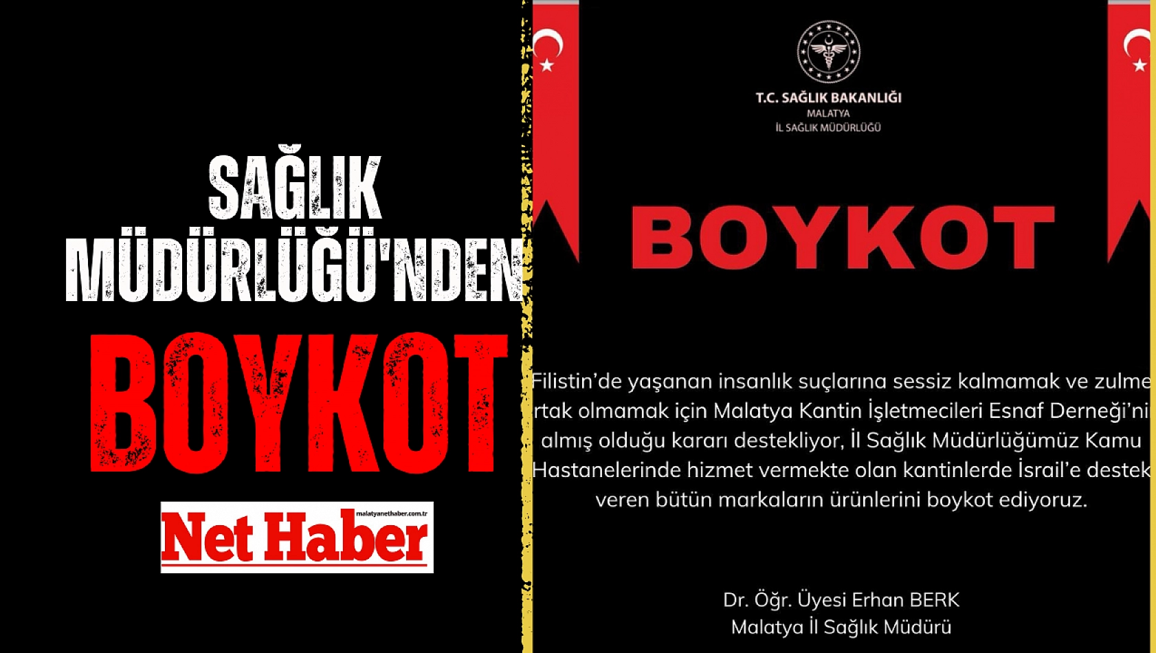 Sağlık Müdürlüğü'nden boykot 