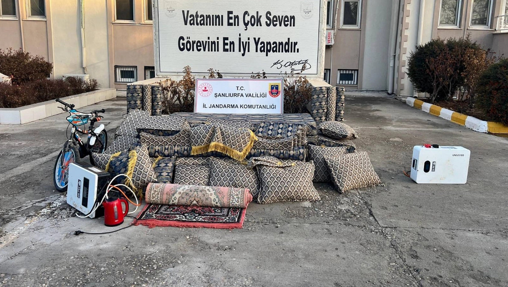 Şanlıurfa'da bağ evinde hırsızlık: 4 gözaltı