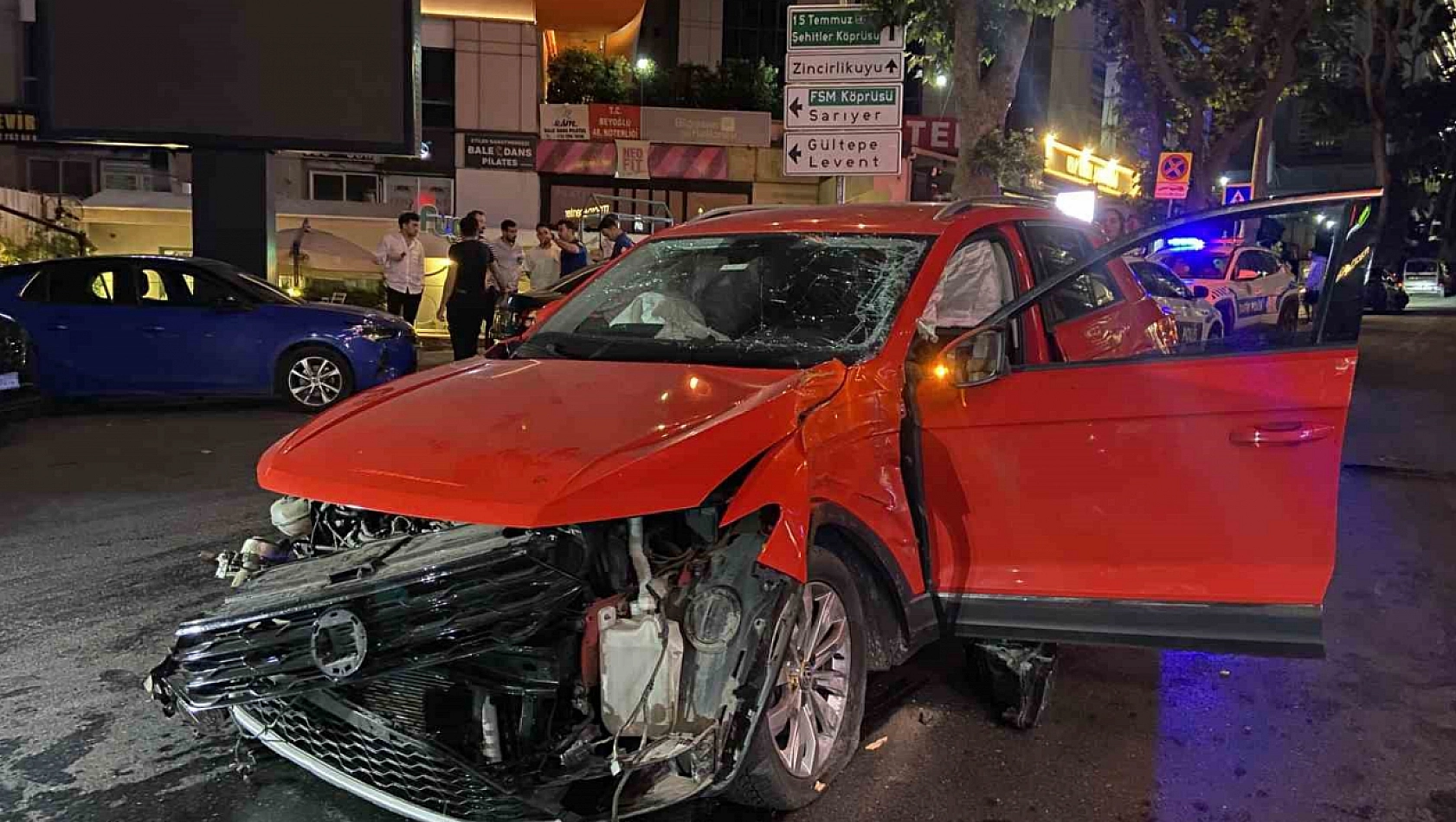 Şişli'de ters yöne giren sürücü trafiği bir birine kattı