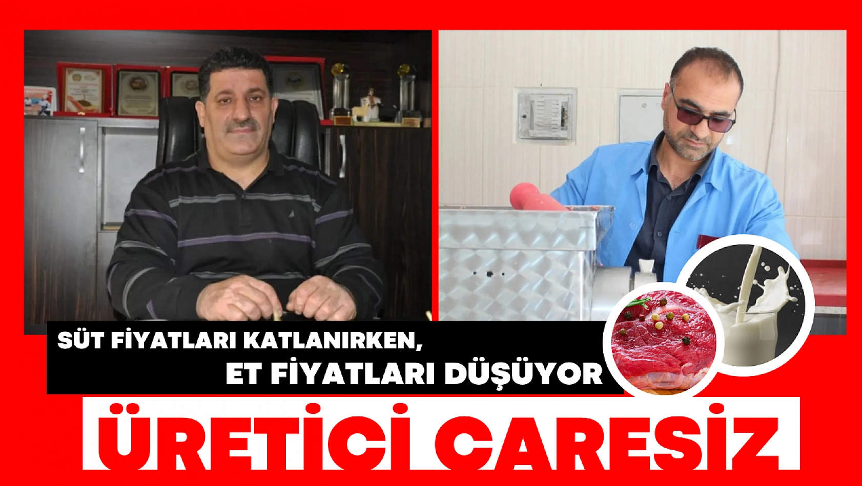 Süt fiyatları katlanırken, et fiyatları düşüyor! Üretici çaresiz