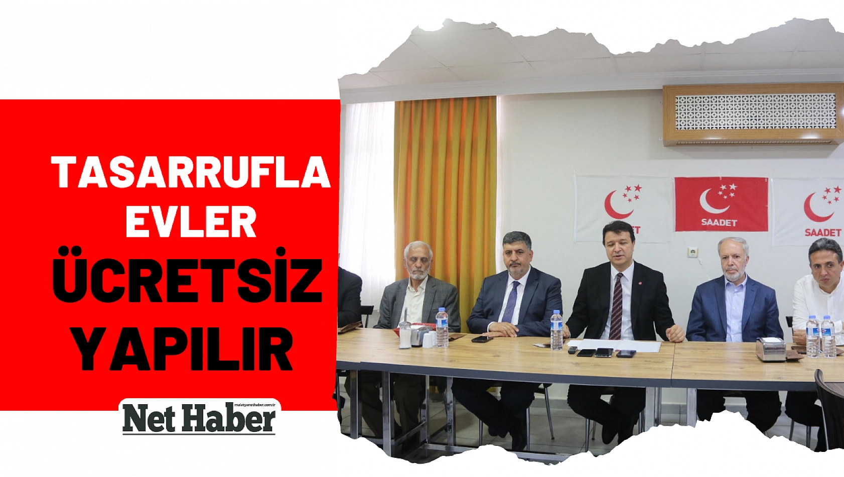 Tasarrufla evler ücretsiz yapılır