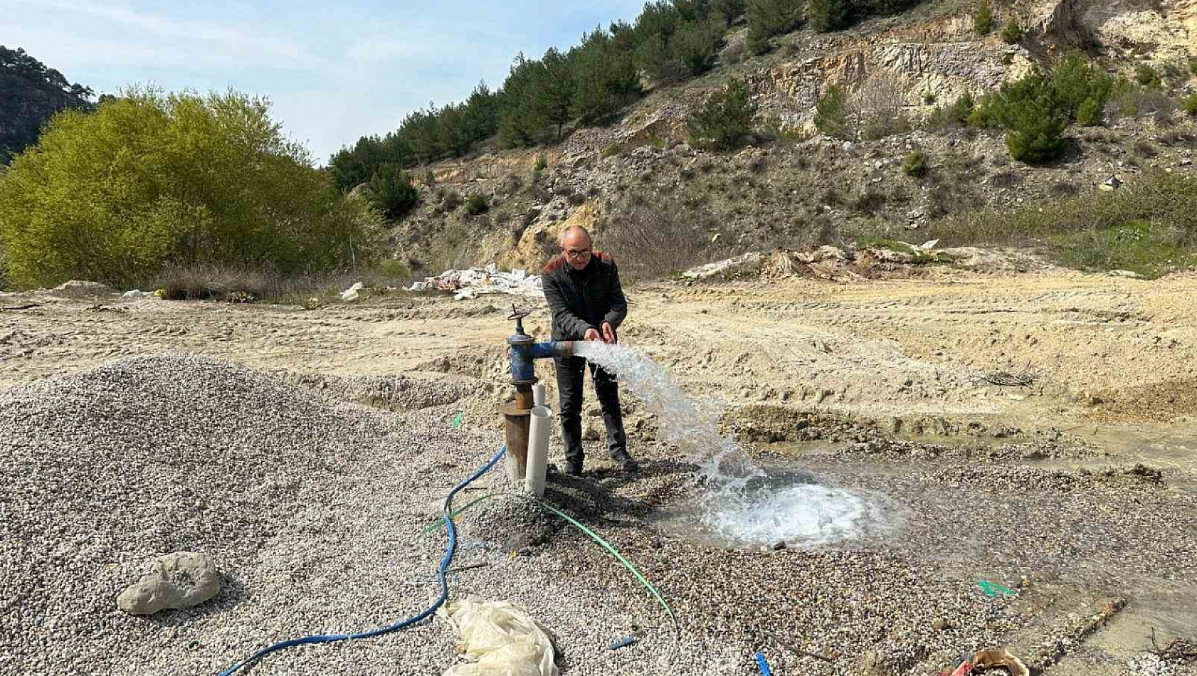 MASKİ'nin yeni sondajında su verimi 10 litre