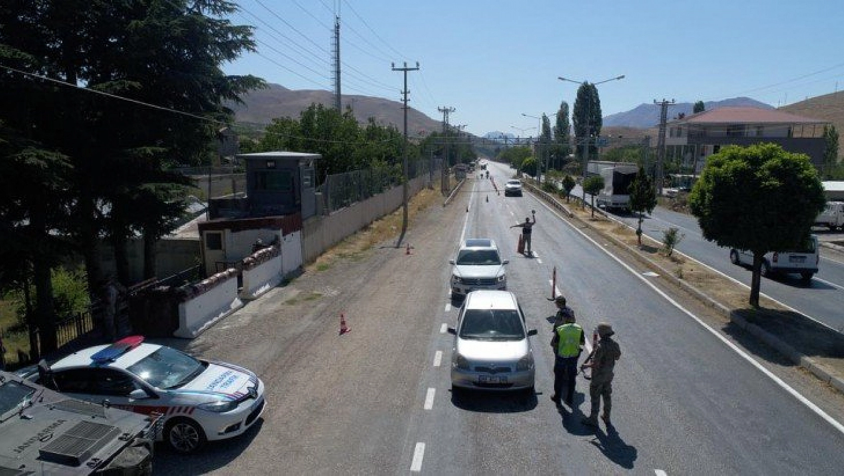 Tatili dönüşü trafik denetimi