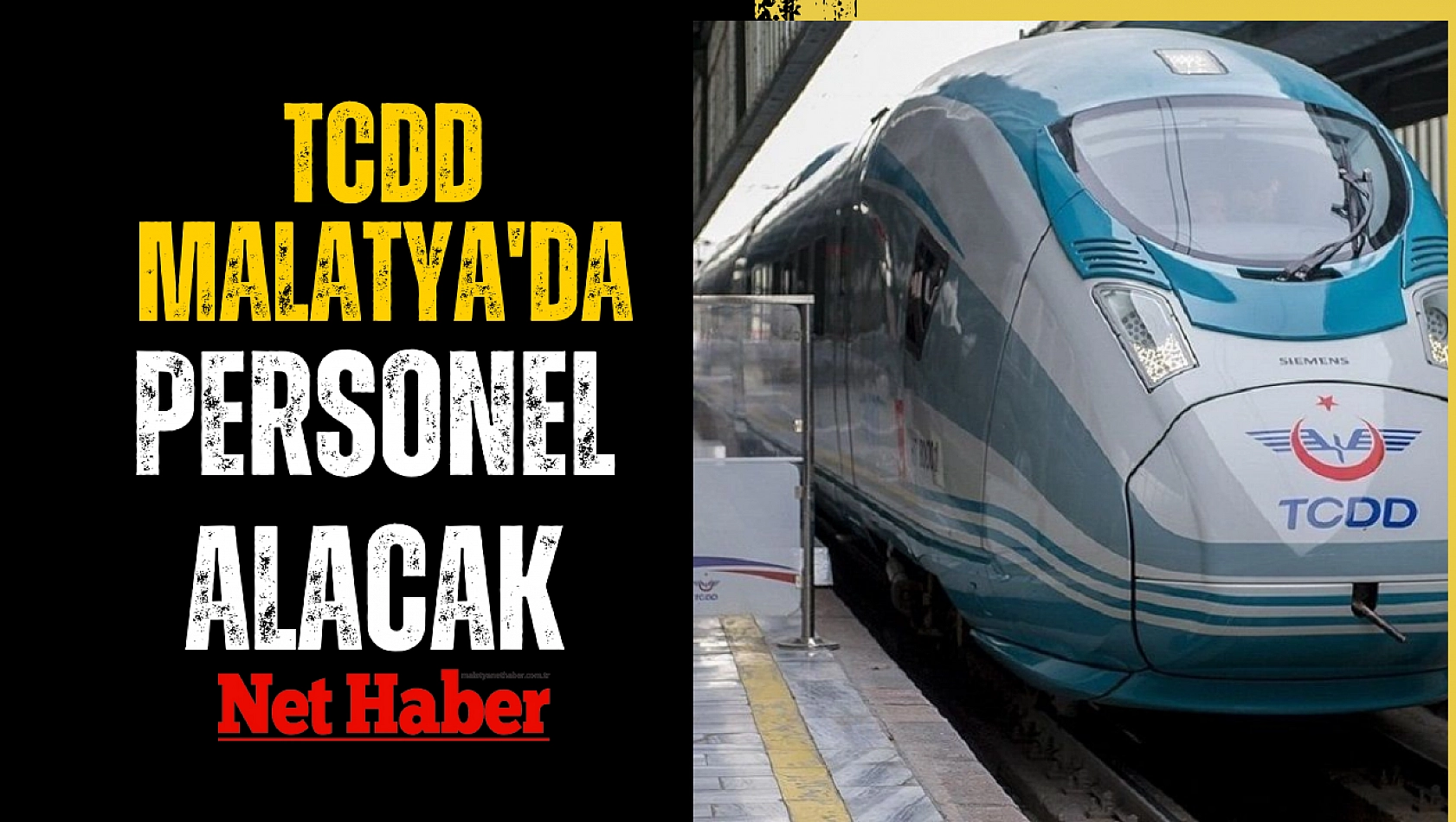 TCDD Malatya'da personel alacak