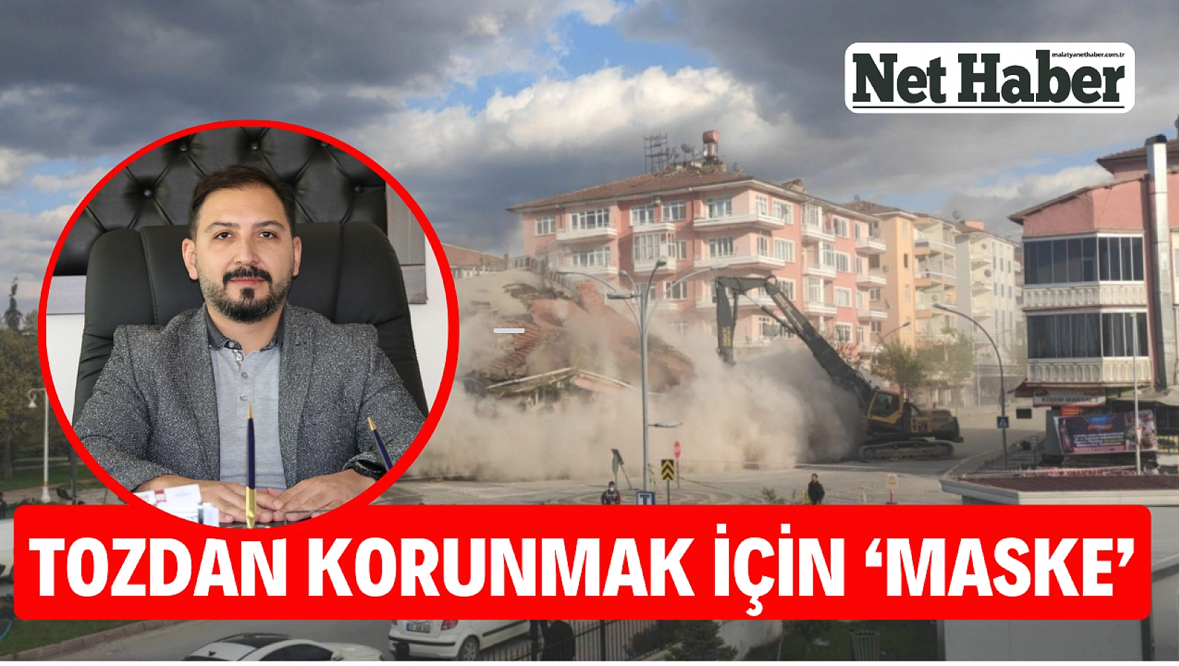 Tozdan korunmak için 'Maske'