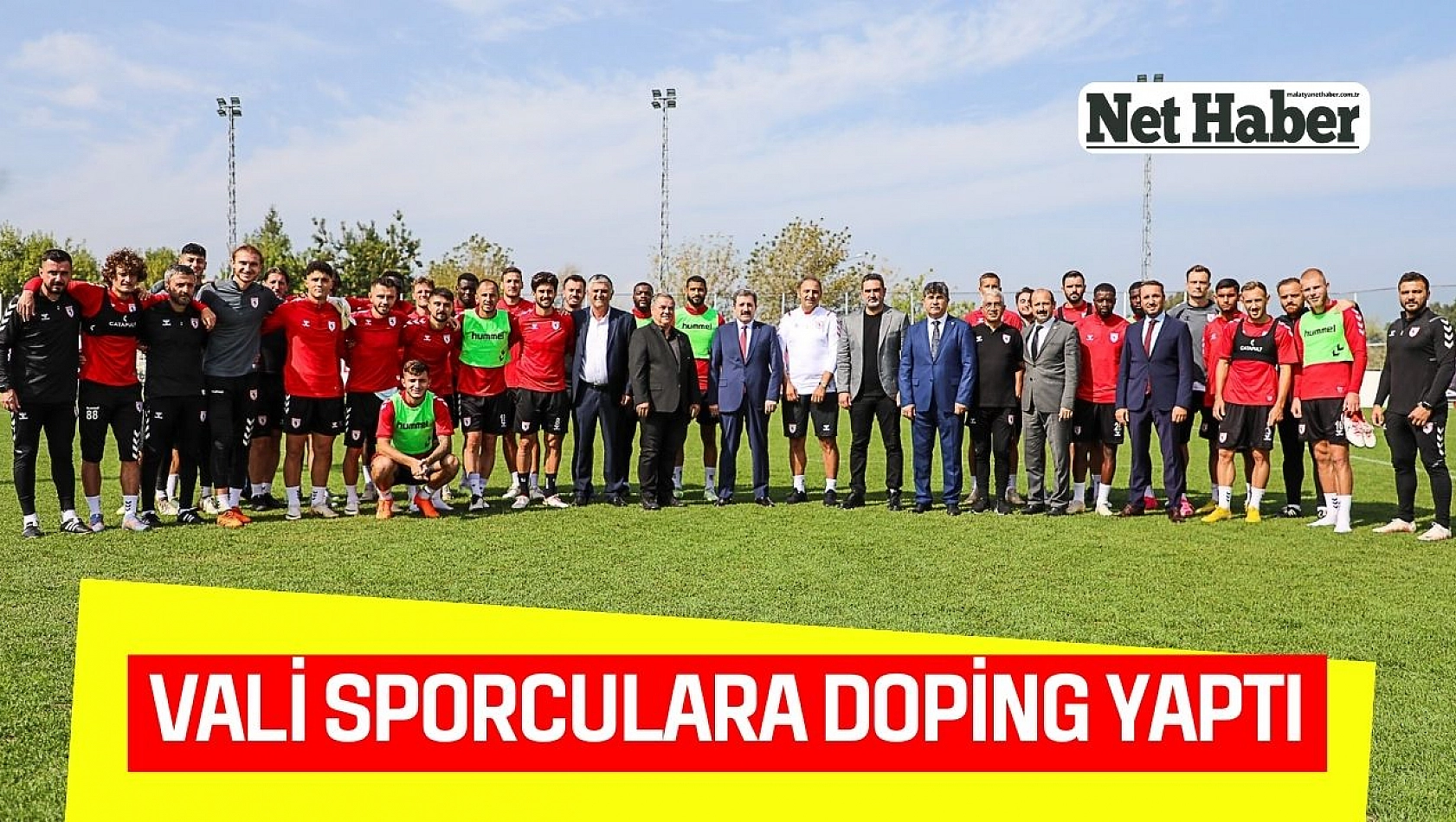 Vali sporculara doping yaptı