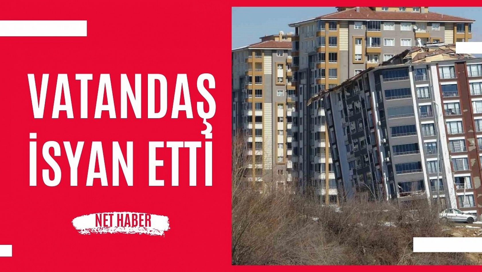 Vatandaş isyan etti