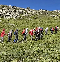 15 Temmuz şehitleri anısına Yıldız Dağı'na tırmandılar