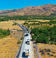 20 kilometrelik yol yenileme çalışmaları sürüyor