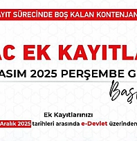 2026 Haccı İçin Ek Kayıtlar Başladı