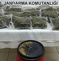 21 kilo uyuşturucu madde ele geçirildi