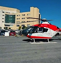 3,5 aylık bebek, ambulans helikopterle Malatya'ya sevk edildi
