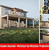 3 yıllık büyük dönüşüm başladı: Malatya'da meydan projesinde ilk temel atıldı