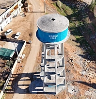 37 yıllık su deposu yıkıldı yerine modern depo inşa edildi