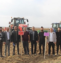 5 farklı ekmeklik buğday toprakla buluşturuldu