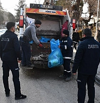 5 ton bozuk ürün imha edildi