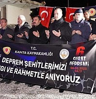6 Şubat depremlerinin yıl dönümünde anma programı