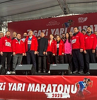7. Gazi Yarı Maratonu başladı