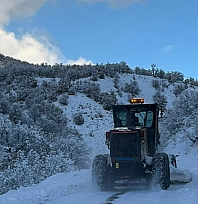88 köy yolunda ulaşım çalışmaları devam ediyor