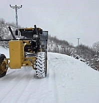 96 köy yolu ulaşıma açıldı