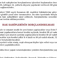 AFAD'dan deprem konutları için borçlandırma çağrısı