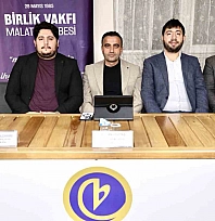 Başkanı Ulutaş, Birlik Vakfı Malatya Şubesi söyleşisine katıldı