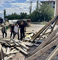 Başkan Ulutaş, cami inşaatını inceledi