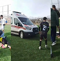 Amatör Lig Maçında Kalecinin Dili Boğazına Kaçtı