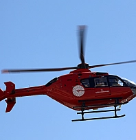 Ambulans helikopterle 'hızır' gibi yetişiyorlar