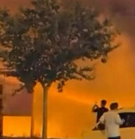 Anız yangını itfaiye ekiplerince söndürüldü