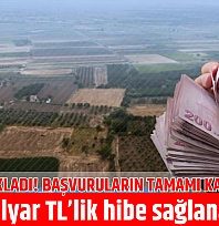 Bakan Açıkladı! Başvuruların tamamı kabul edildi: 2,2 Milyar TL'lik hibe sağlanacak