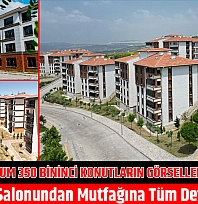 Bakan Kurum 350 Bininci Konutların Görsellerini Paylaştı: İşte, Salonundan Mutfağına Tüm Detaylar…